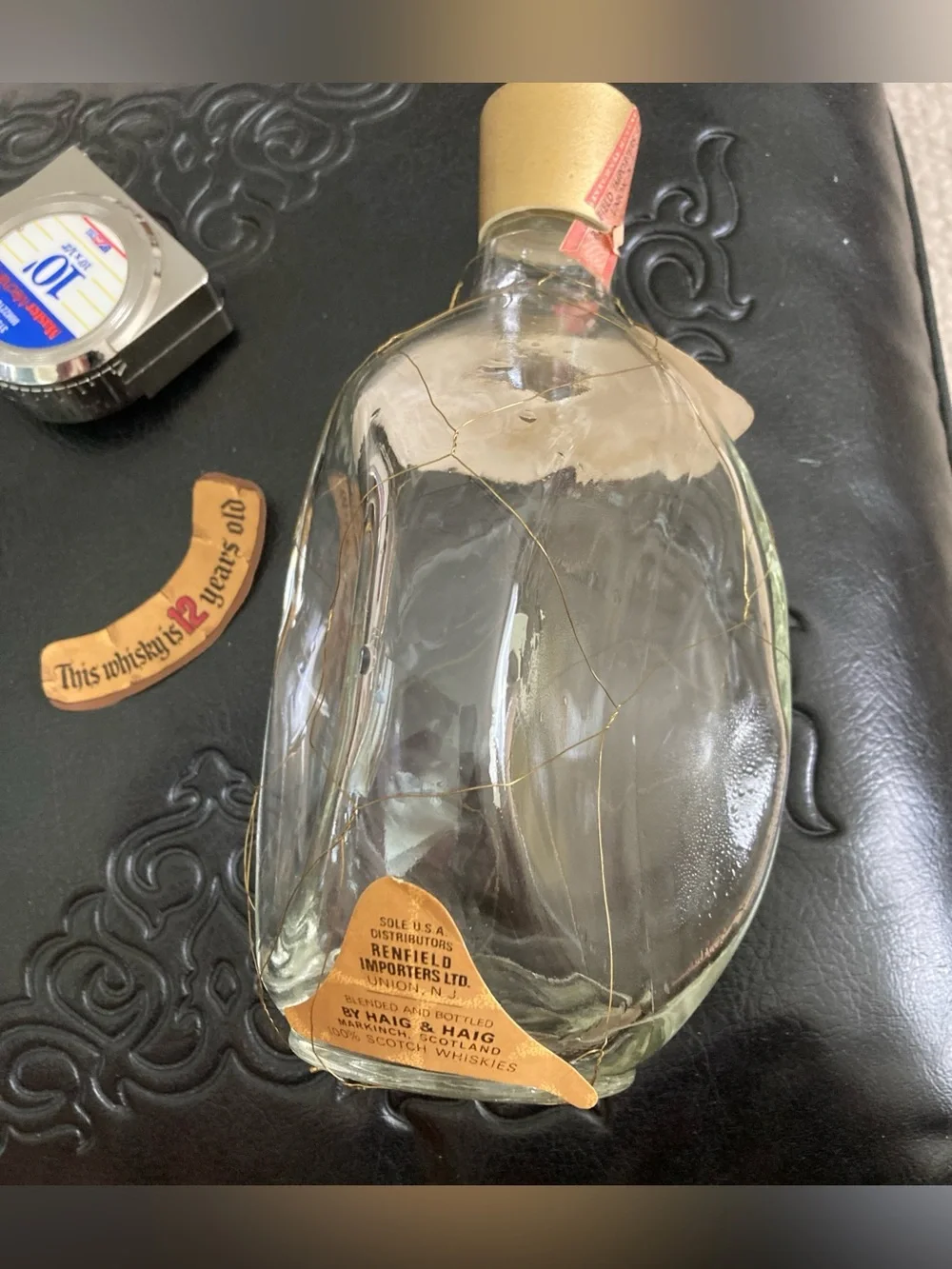 Pinch Old Blended Scotch Whisky Decanter - EMPTY vintage bottle